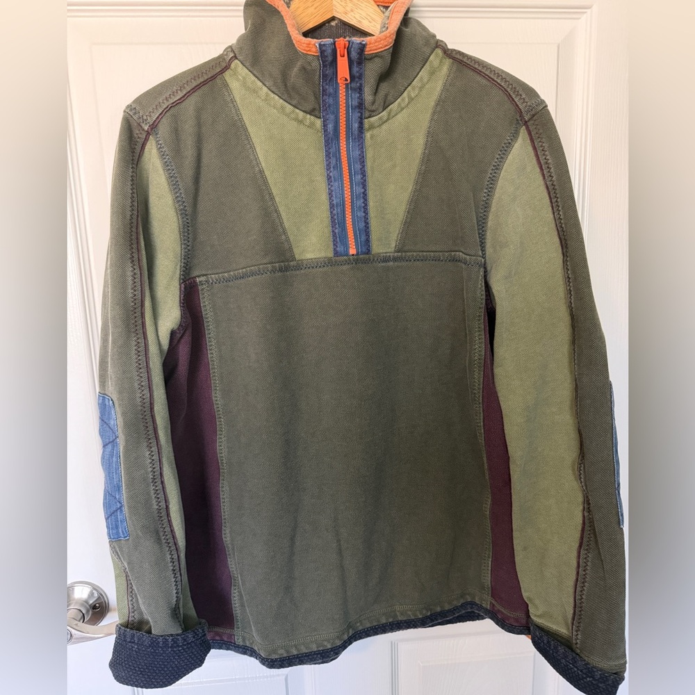 Arlie Top Multicolor Patchwork Pullover - image 1